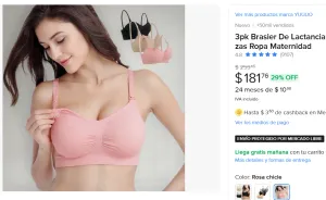 3pk Brasier De Lactancia 