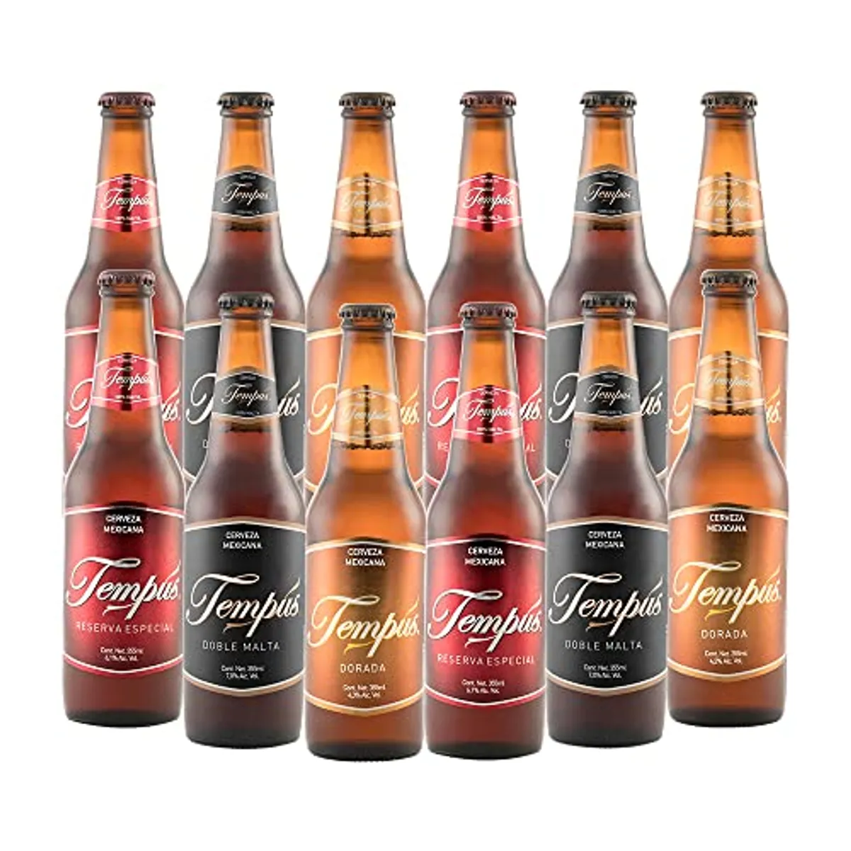 Heineken Cerveza Tempus Variety Pack 12 Botellas de 355ml
