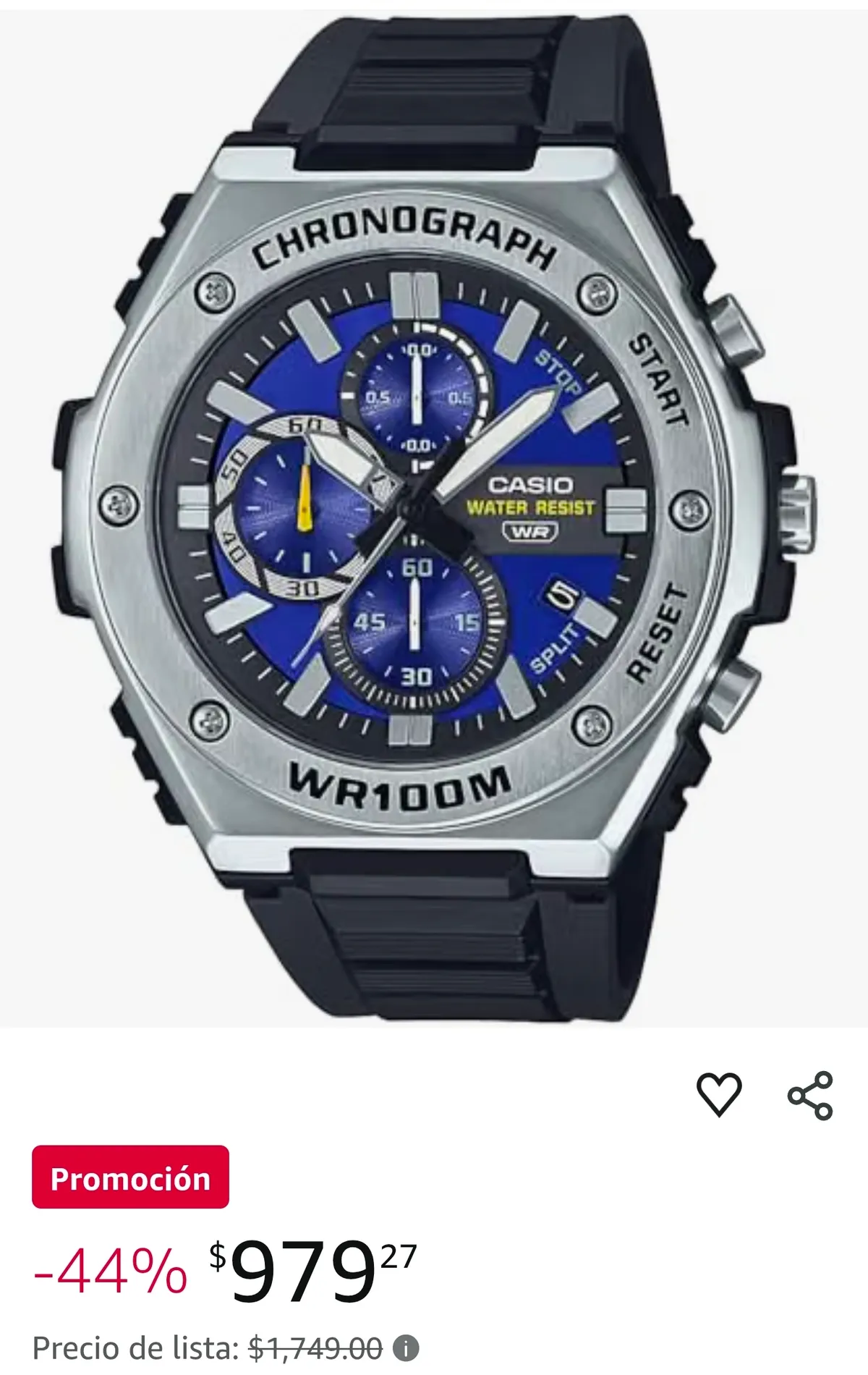 RELOJ CASIO PARA LA COLECCIÓN