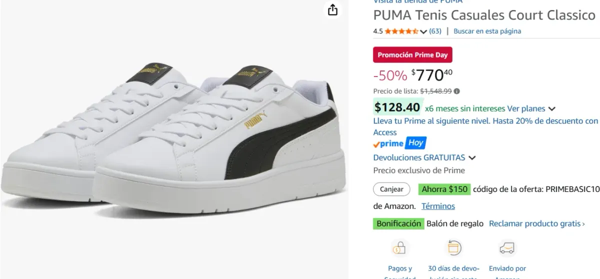 PUMA Tenis Casuales 