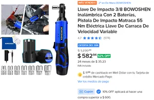 Llave De Impacto 3/8 