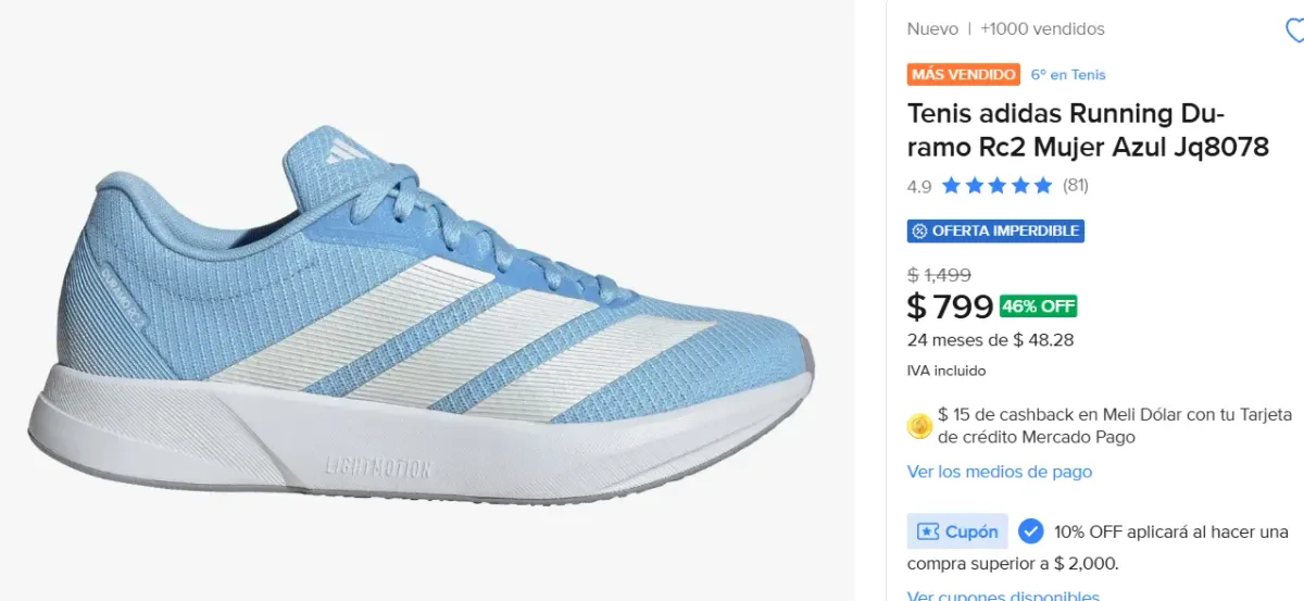 Tenis adidas Running 