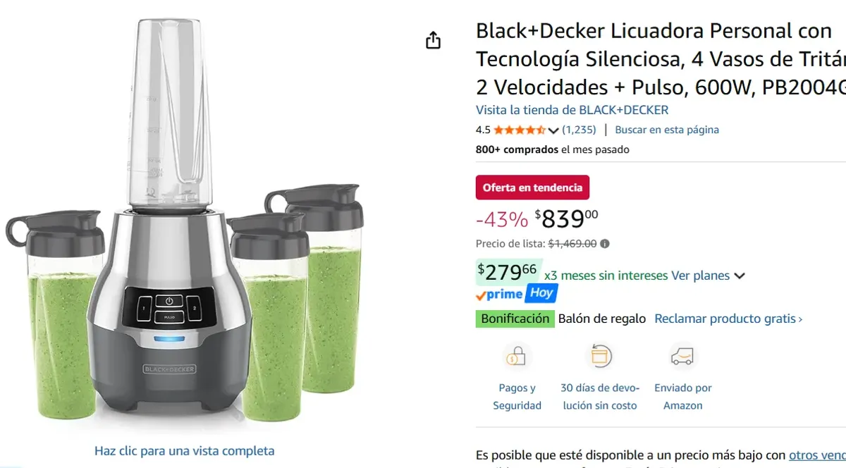 Licuadora Personal 