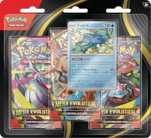 Pokémon TCG: Mega Evolution Three-Booster Blister Golduck