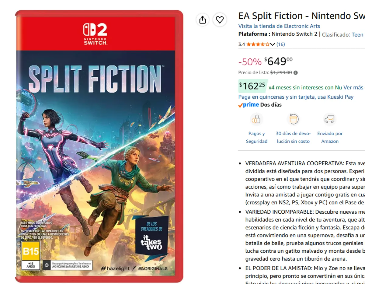 REMATE DE SPLIT FICTION