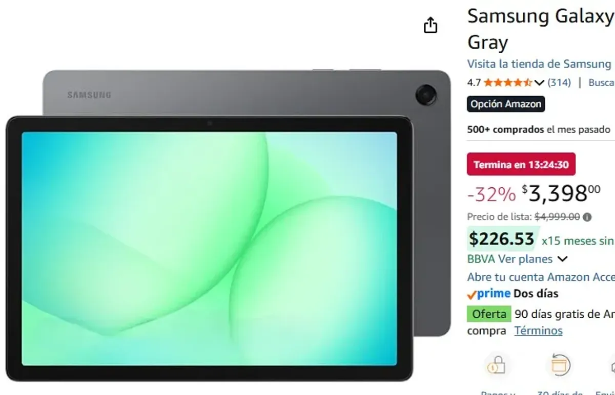 Samsung Galaxy Tab A11+ Gray