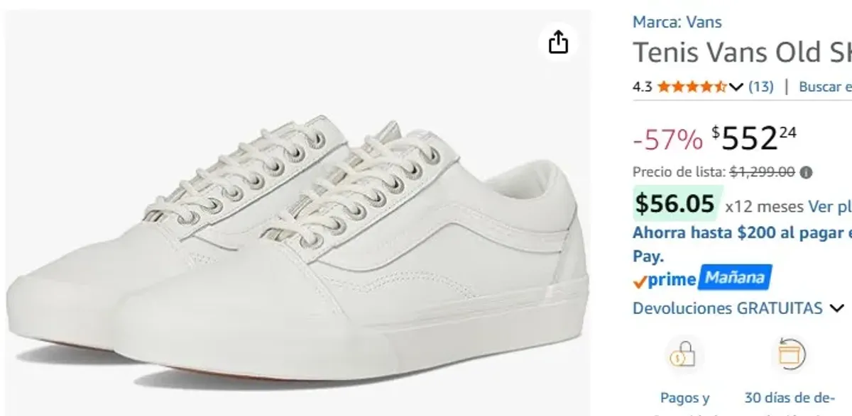 Tenis Vans Old SKOOL Unisex