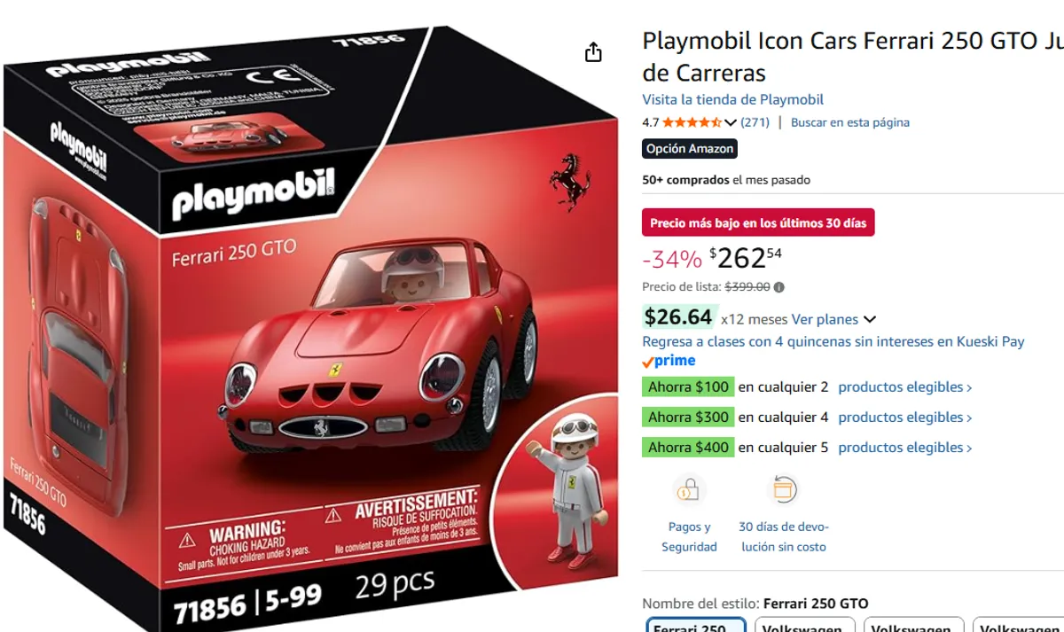 FERRARI PLAYMOBIL