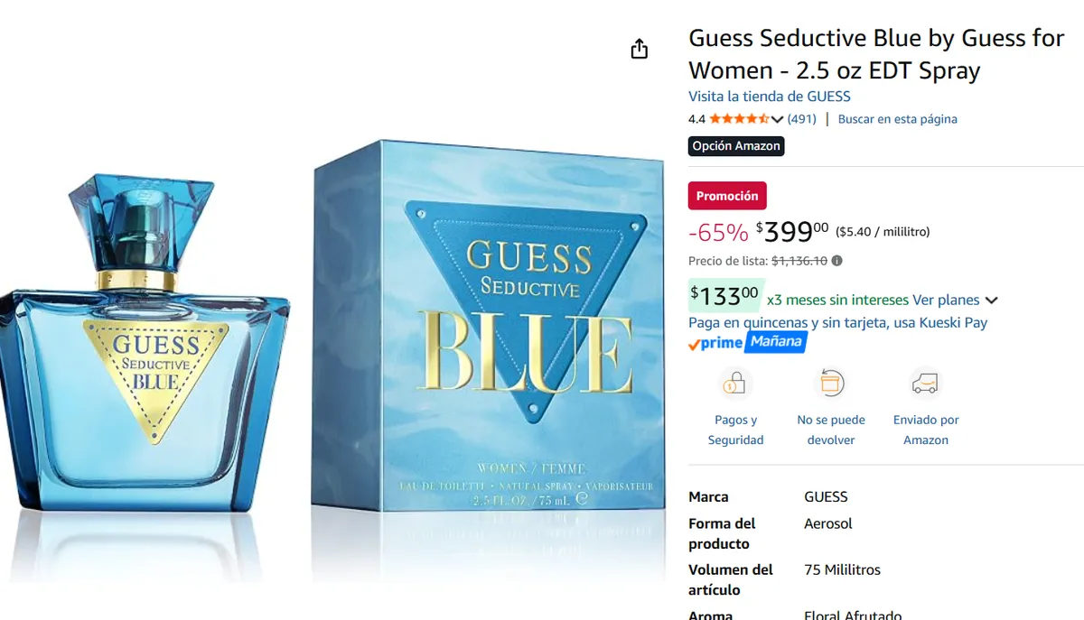 Guess Seductive Blue 