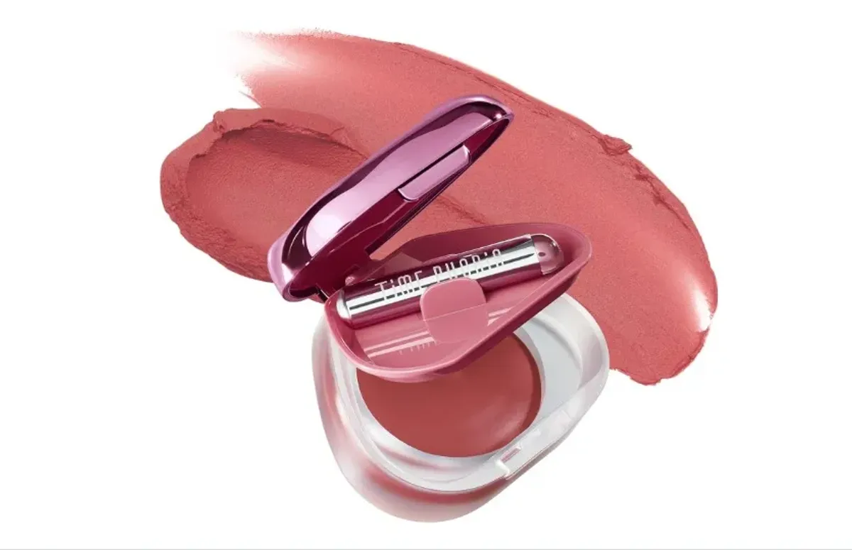 Tinta para Labios y Mejillas 3 en 1, Labial de Lodo Velvet Mate Difuminado, Rubor en Crema de Larga Duración con Aplicador de Silicón, Maquillaje Multiusos para Rostro y Ojos 009 Cosmic