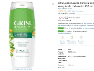 Jabón Líquido Corporal 450 ml