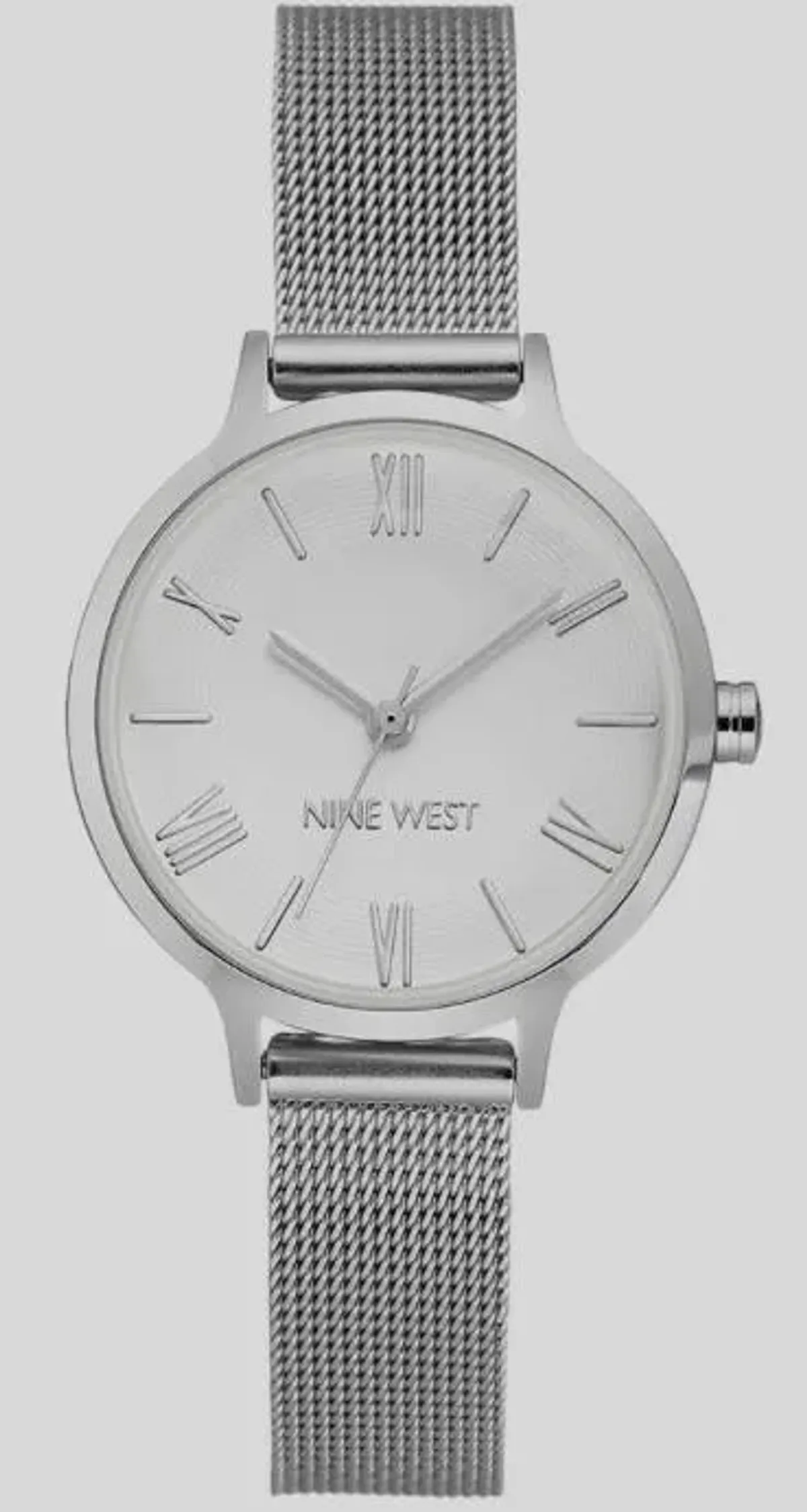 Nine West - Reloj de pulsera de malla para mujer