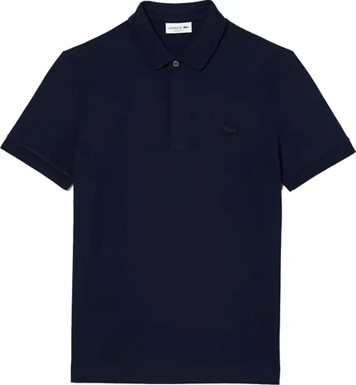 TALLA M - Lacoste Polo 100% de Algodón con Cuello, Manga Corta y Logotipo, Corte Regular para Hombre