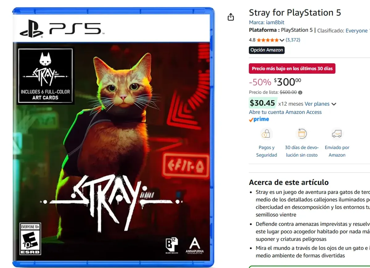 REMATE DE STRAY PARA PS5