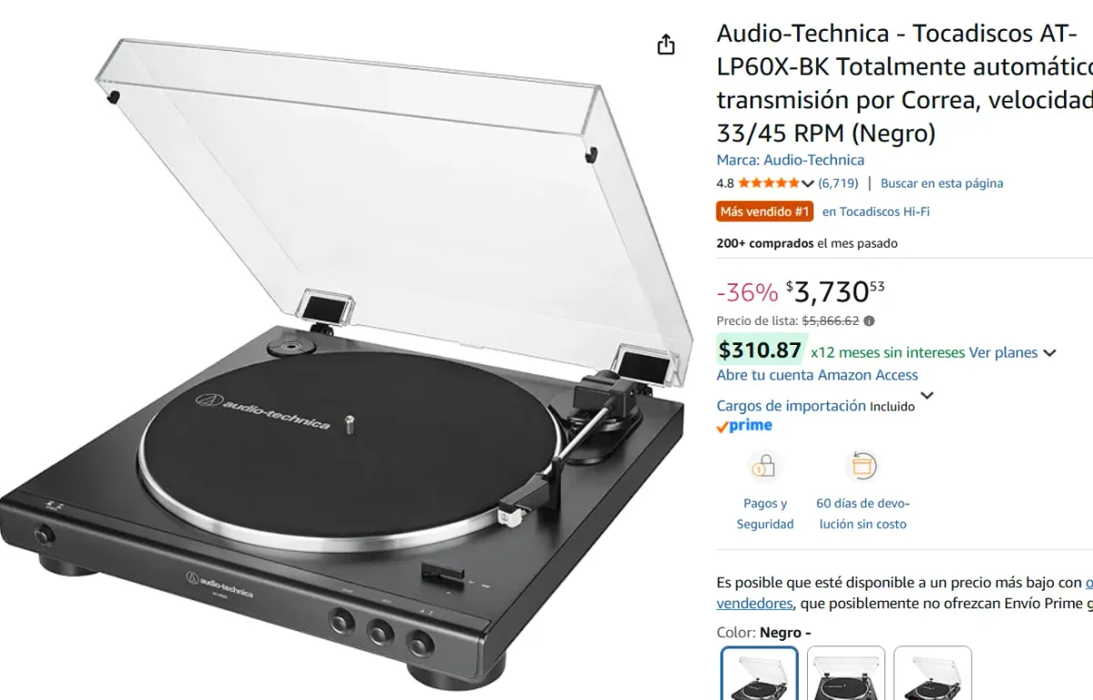 Tocadiscos automático 