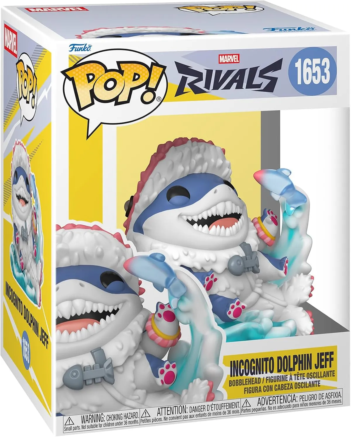 PREVENTA DE FUNKO DE DOLPHIN JEFF DE MARVEL RIVALS