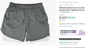 Short Con Licra Deportiva 