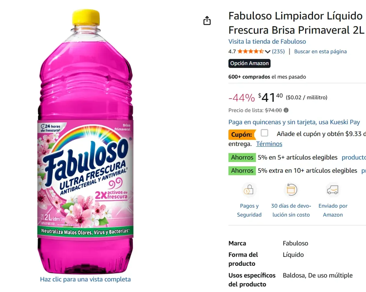 Limpiador Líquido Multiusos  2L