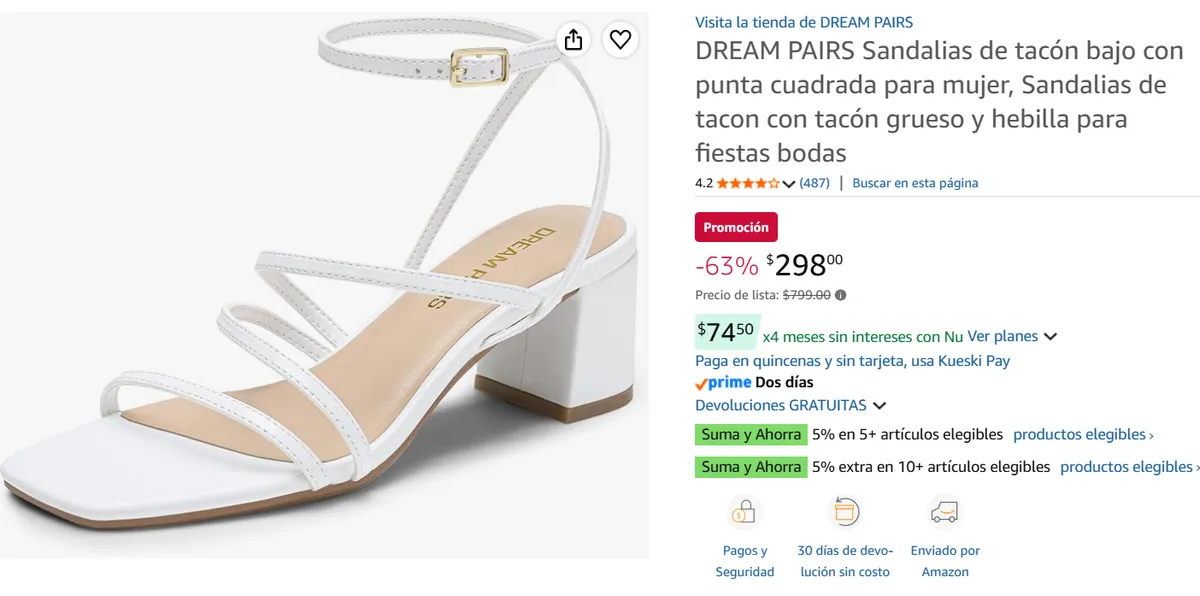 tacón bajo 