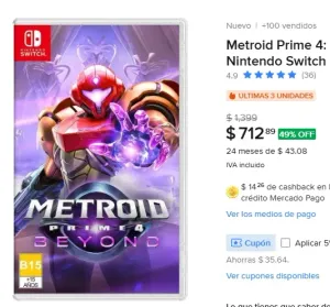 Metroid Prime 4: Beyond - Nintendo Switch