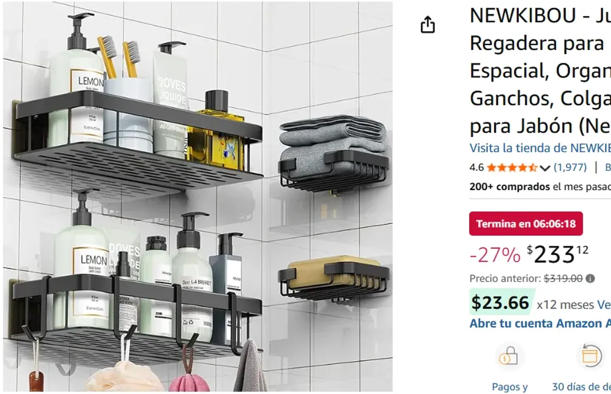 Juego de 4 Estante Organizador 