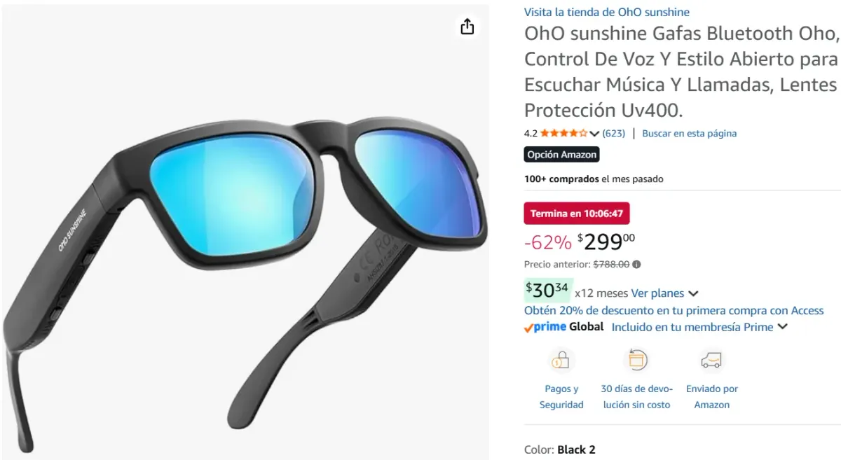 OhO Gafas Bluetooth 