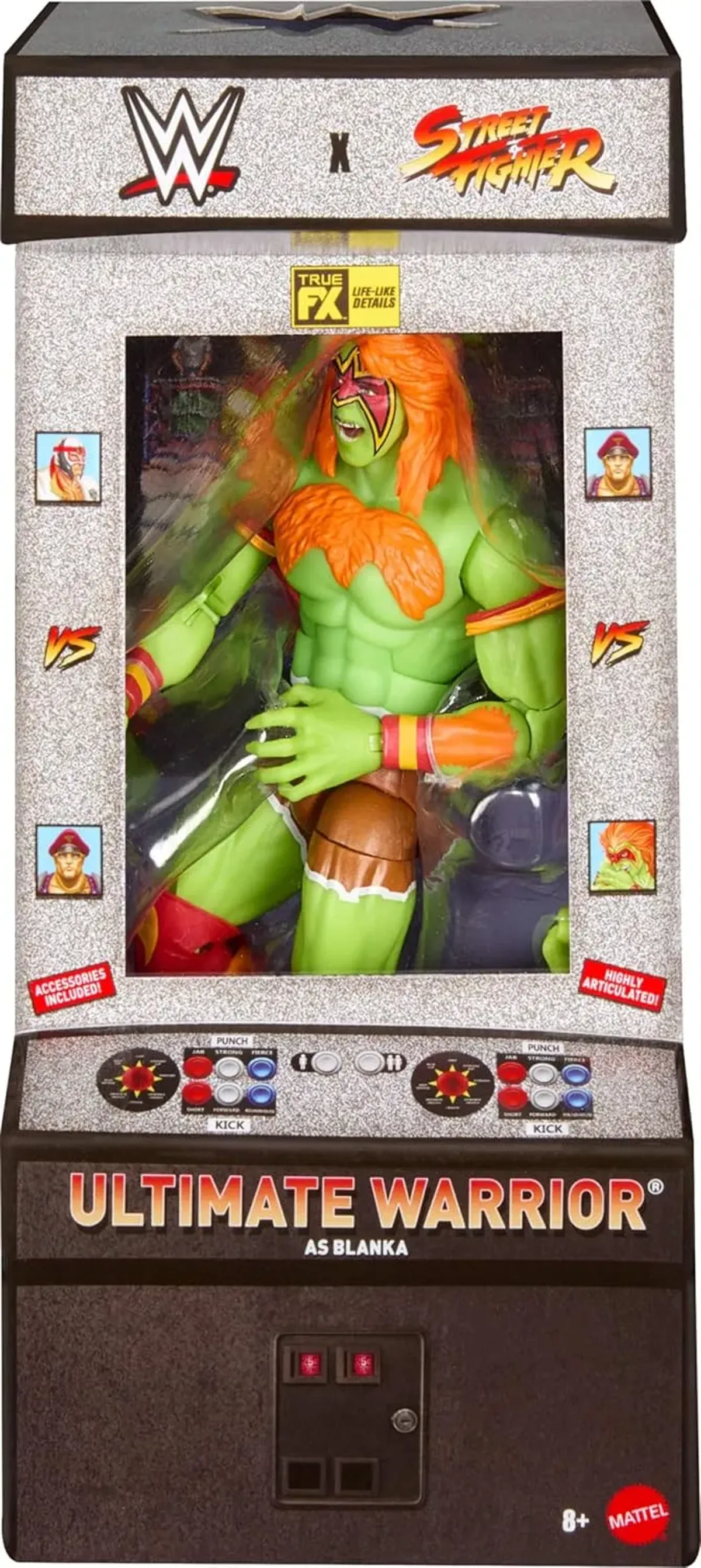 ULTIMATE WARRIOR COMO BLANKA DE STREET FIGHTER