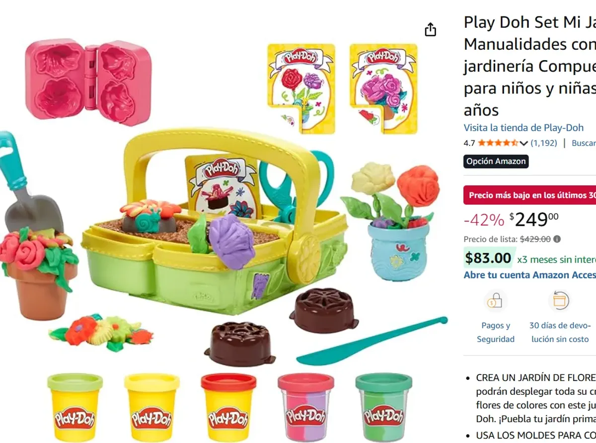 Play Doh Set Mi Jardín 